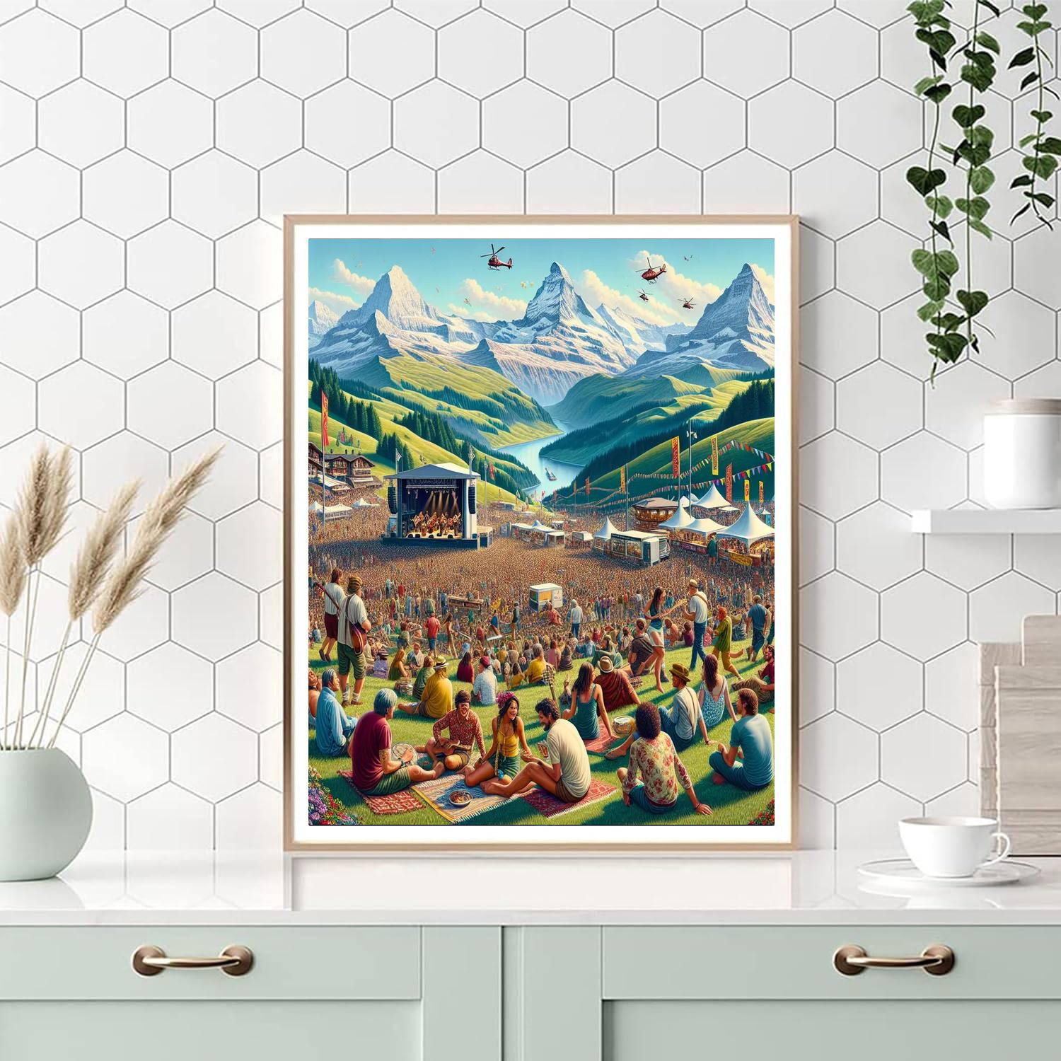 Gurten Festival - Bern, Switzerland Paint By Numbers Kits
