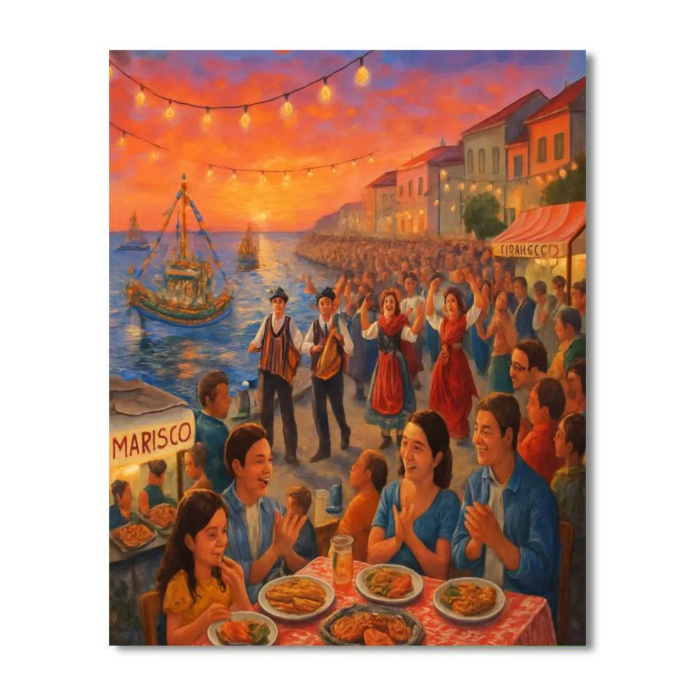 Celebration Of The Sea - Portugal DIY Paint By Numbers