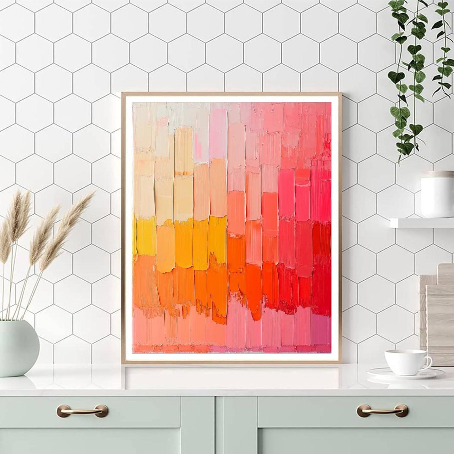 Mark Rothko Inspired Spectrum Of Emotion  Painting By Numbers Kit