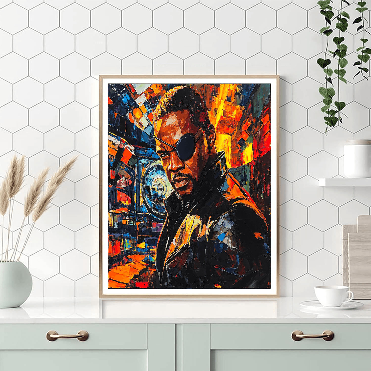 Samuel L. Jackson: The Commanding Voice Of Nick Fury DIY Paint By Numbers