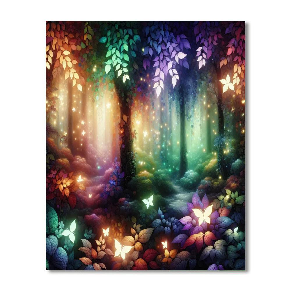 Magical Forest Realm Paint By Number