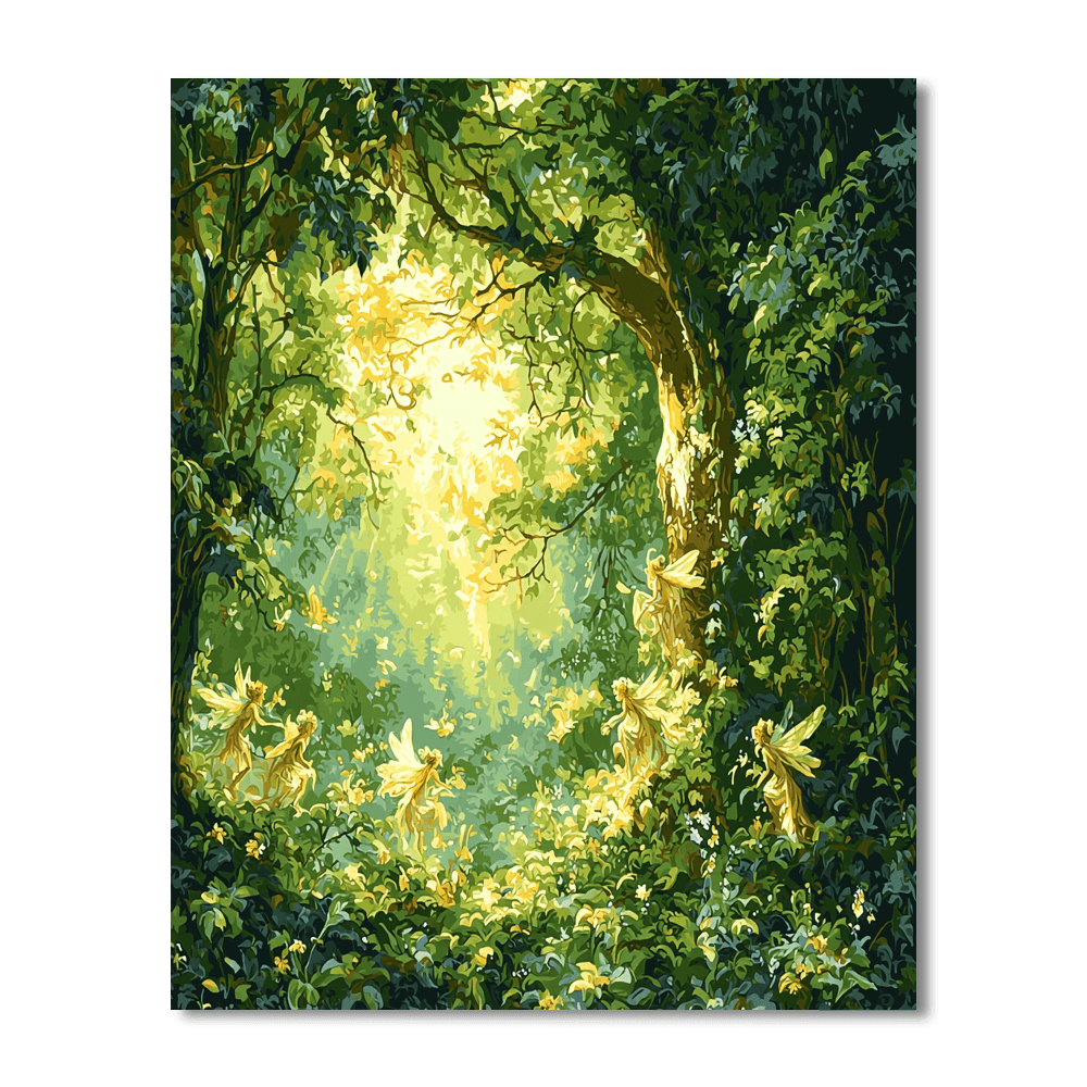 John William Waterhouse Inspired Mythical Forest Whimsy  Paint By Number