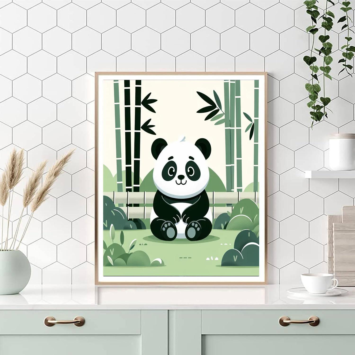 Panda Garden Harmony Paint By Numbers