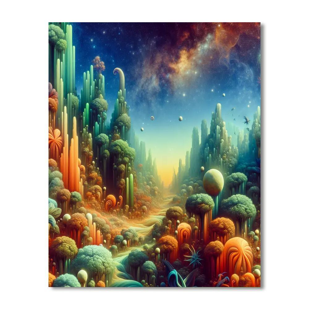 Cosmic Safari Paint By Number