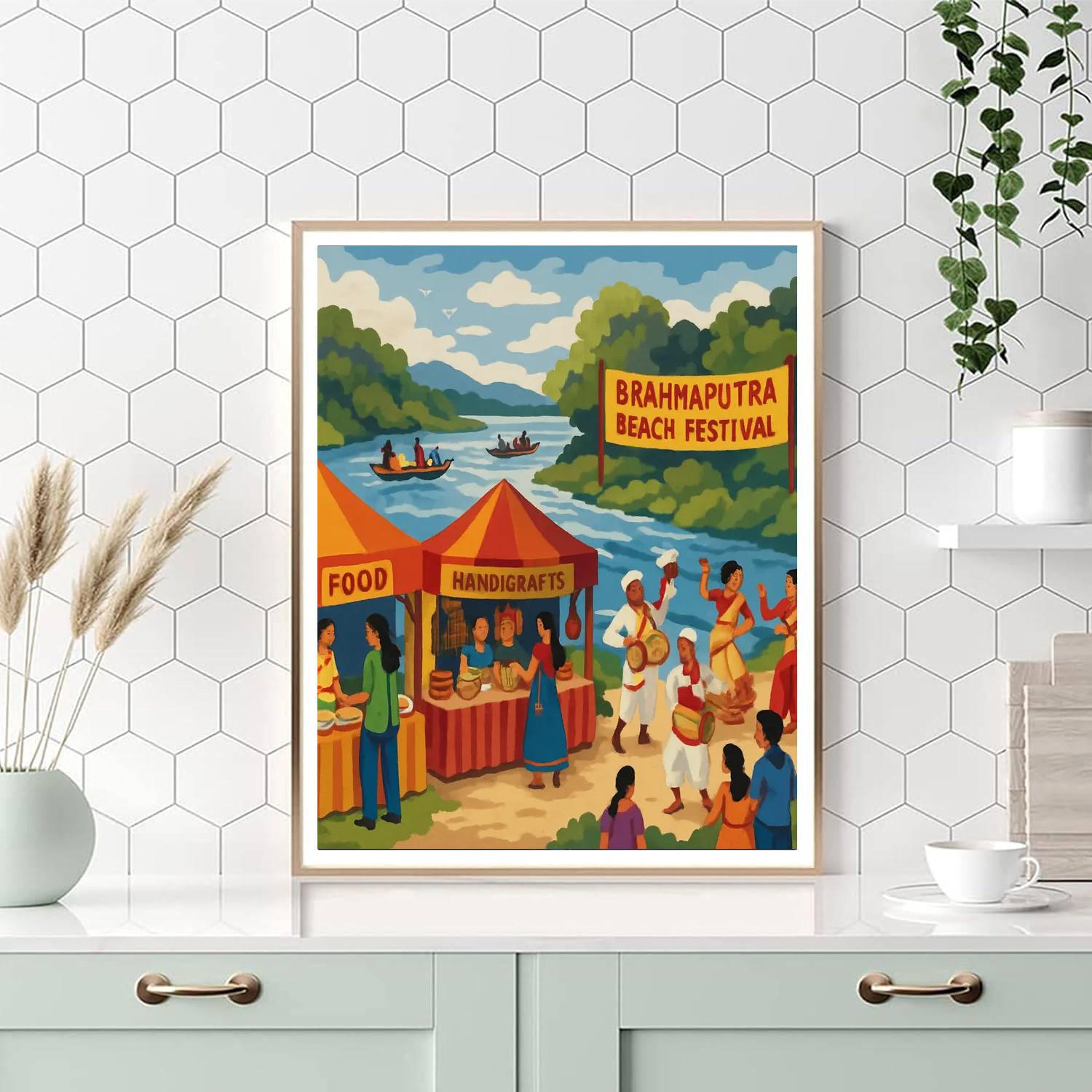 Brahmaputra Beach Festival DIY Paint By Numbers