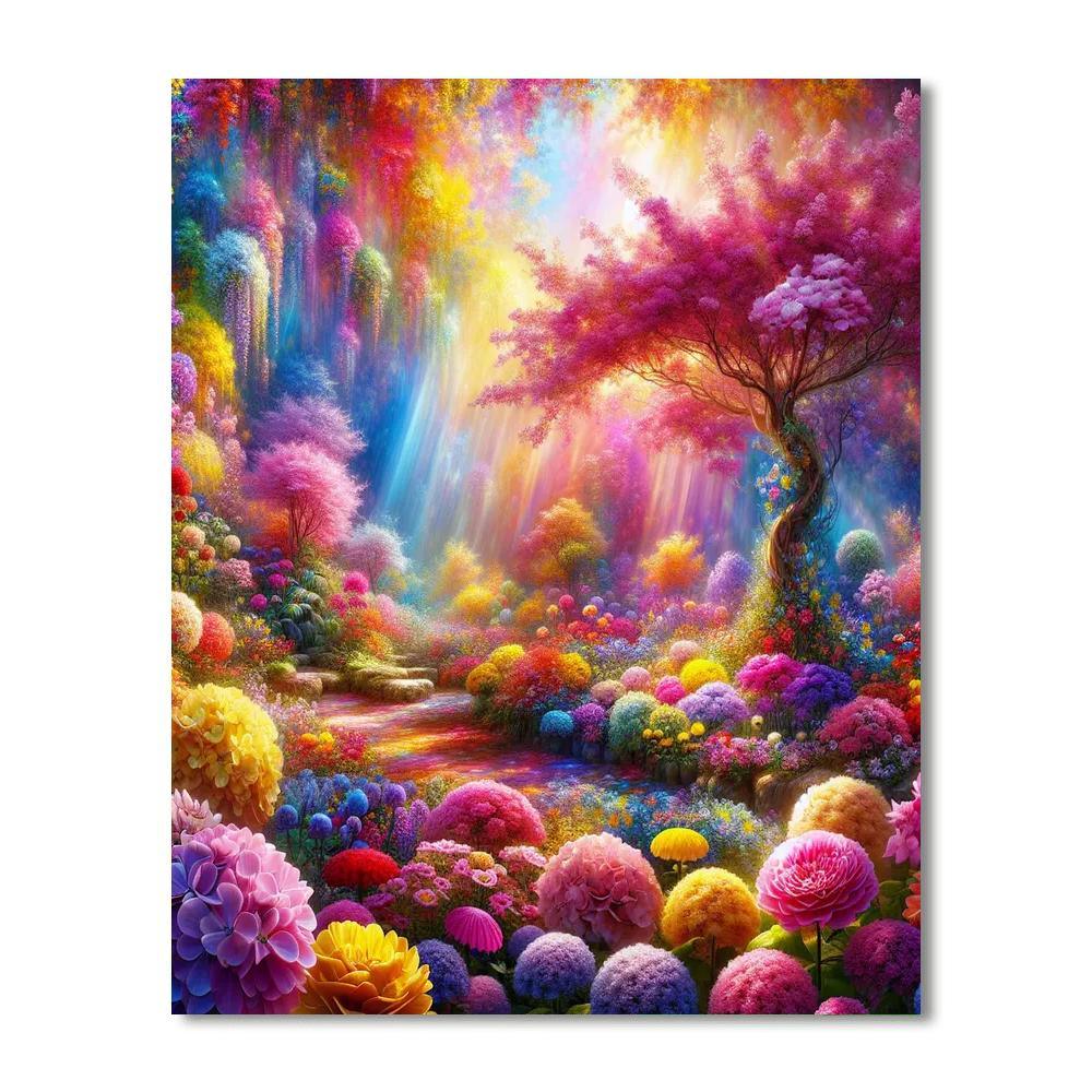 Radiant Bloom Numbered Painting Kits
