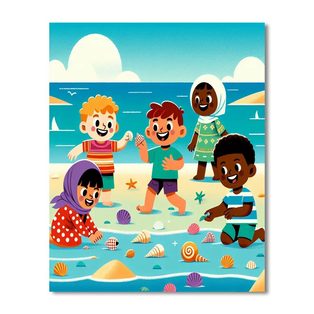 Beachcomber's Paradise Number Painting