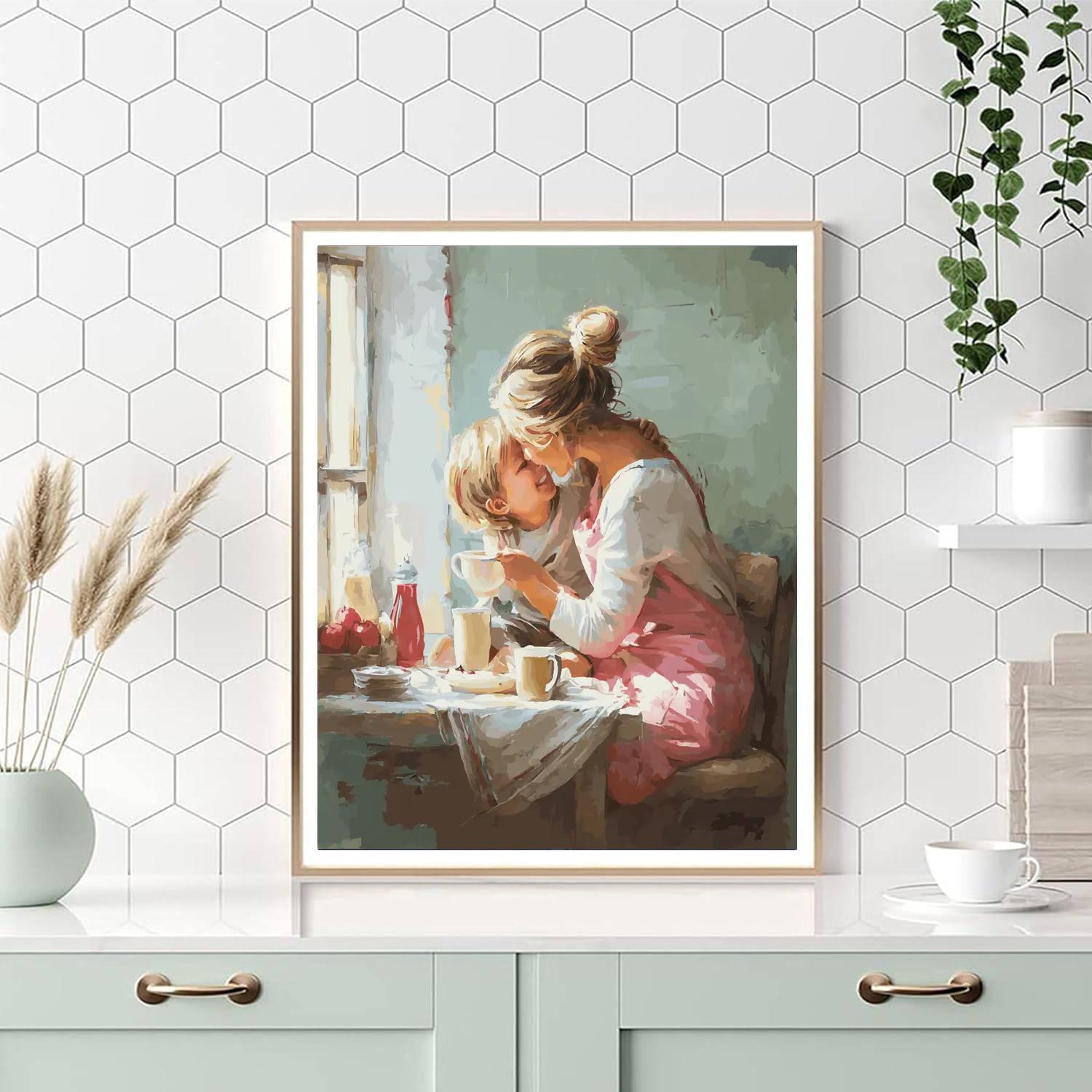 Morning Hugs And Smiles Paint By Number