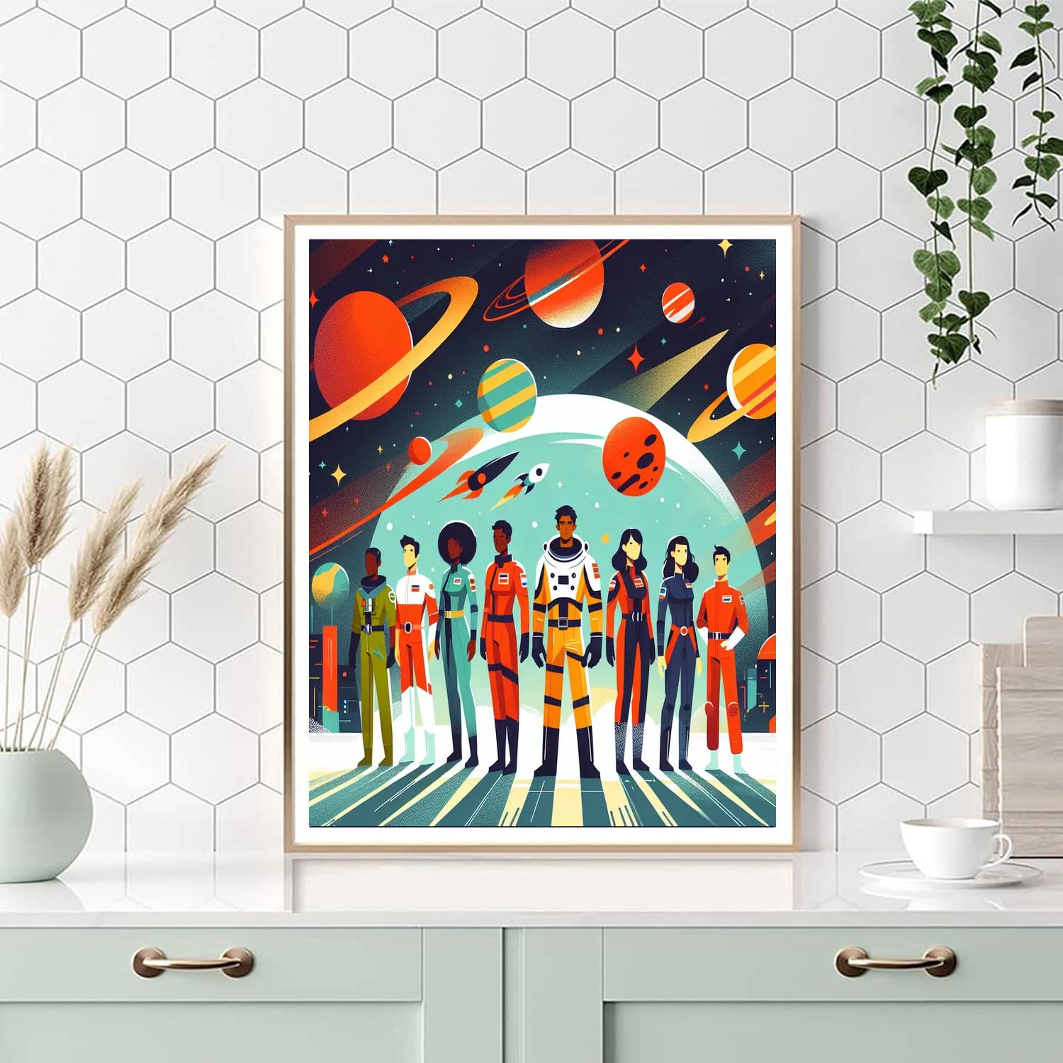 Galactic Guardian Gathering Painting Number Kit
