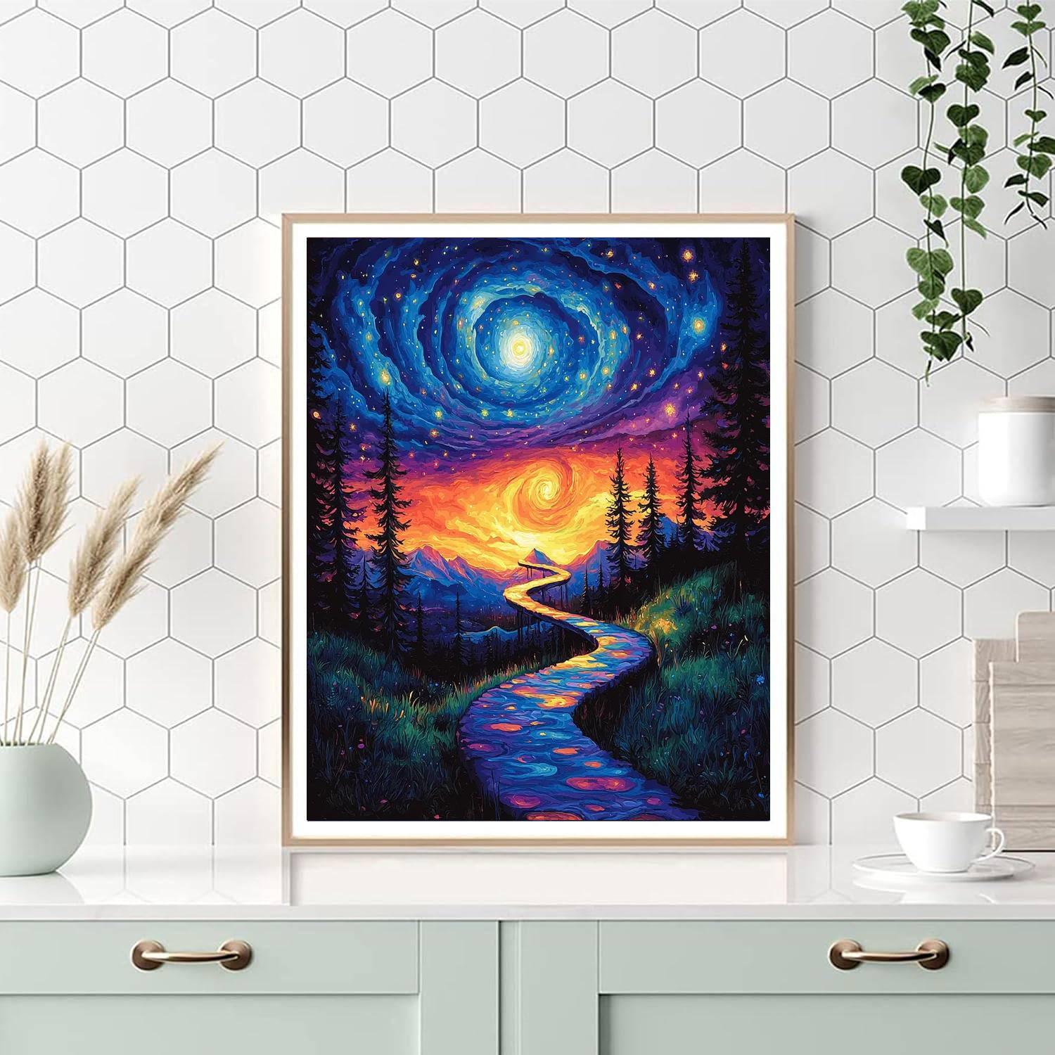 Salvador Dali Inspired Dali's Infinite Illusions  Numbered Painting Kits