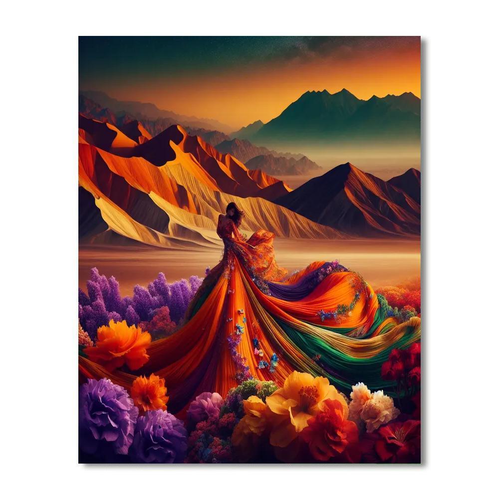 Jasmine's Desert Bloom Paint By Numbers Kits