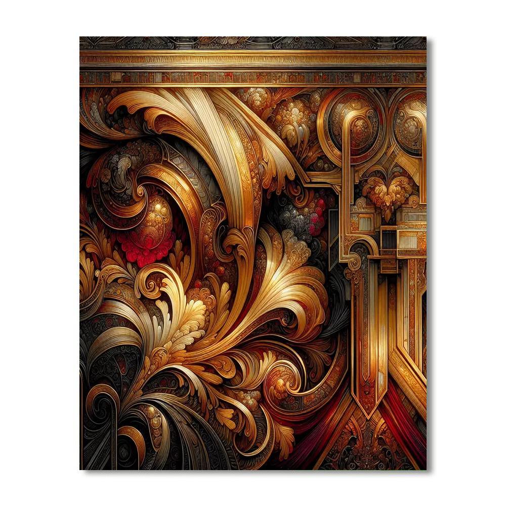 Gustav Klimt's Golden Muse DIY Paint By Numbers