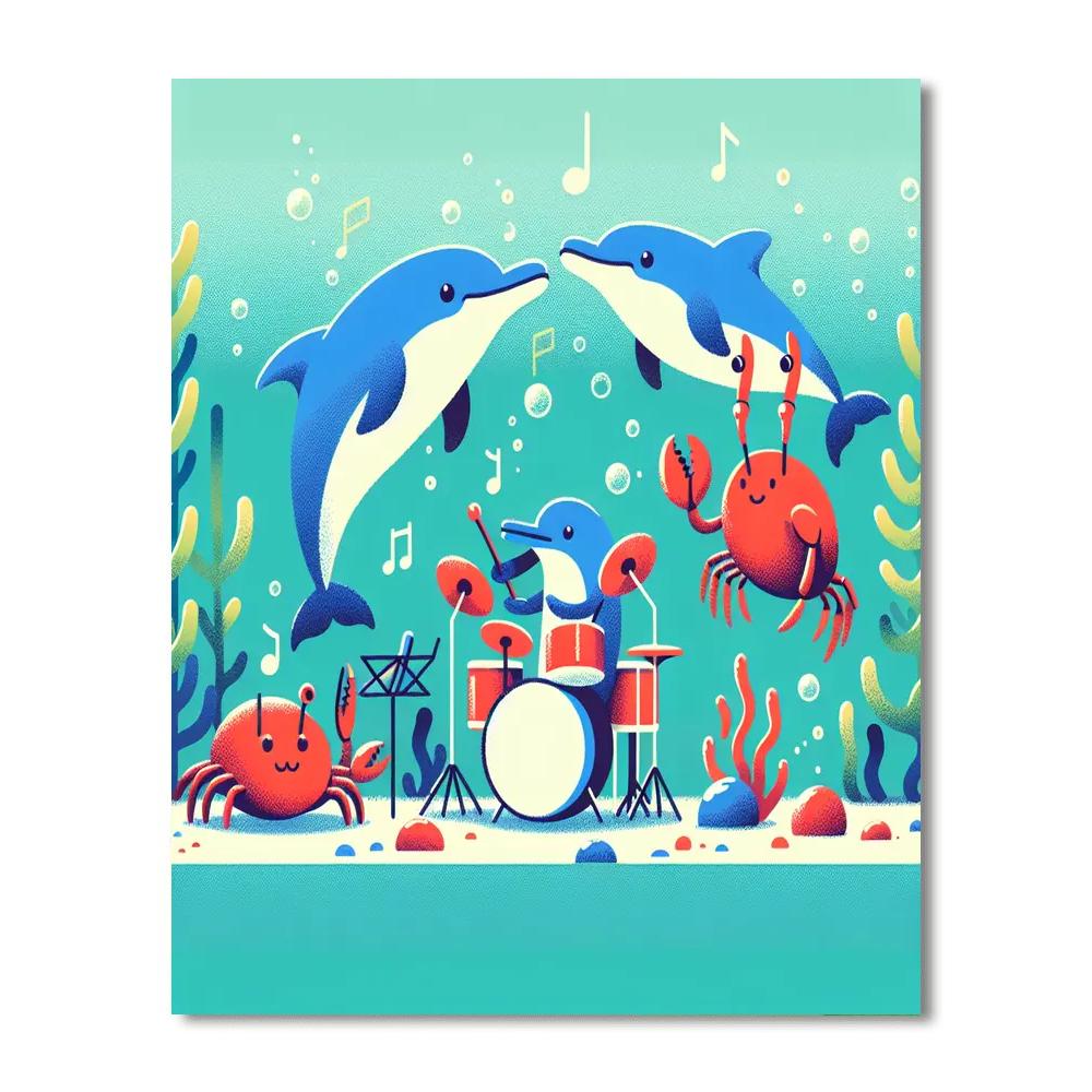 Charming Ocean Orchestra Paint By Numbers