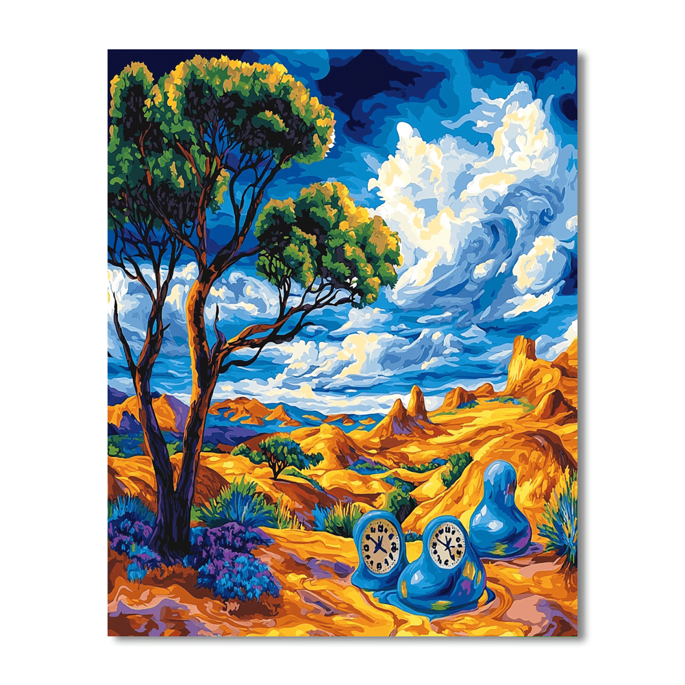 Salvador Dali Inspired Enigmatic Dreamscapes  Paint By Number