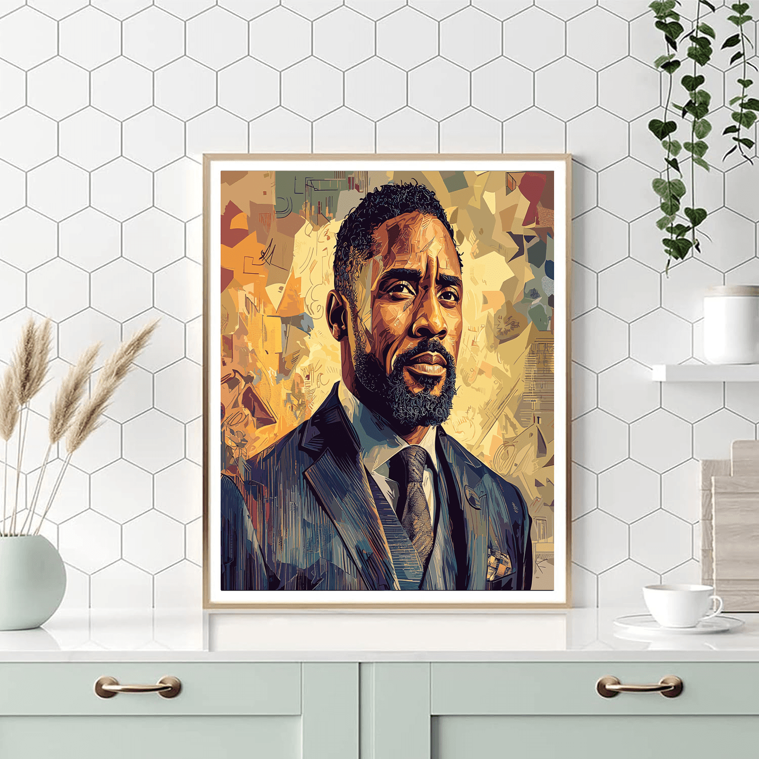 Idris Elba: The Charismatic King Of Versatility Painting By Numbers Kit