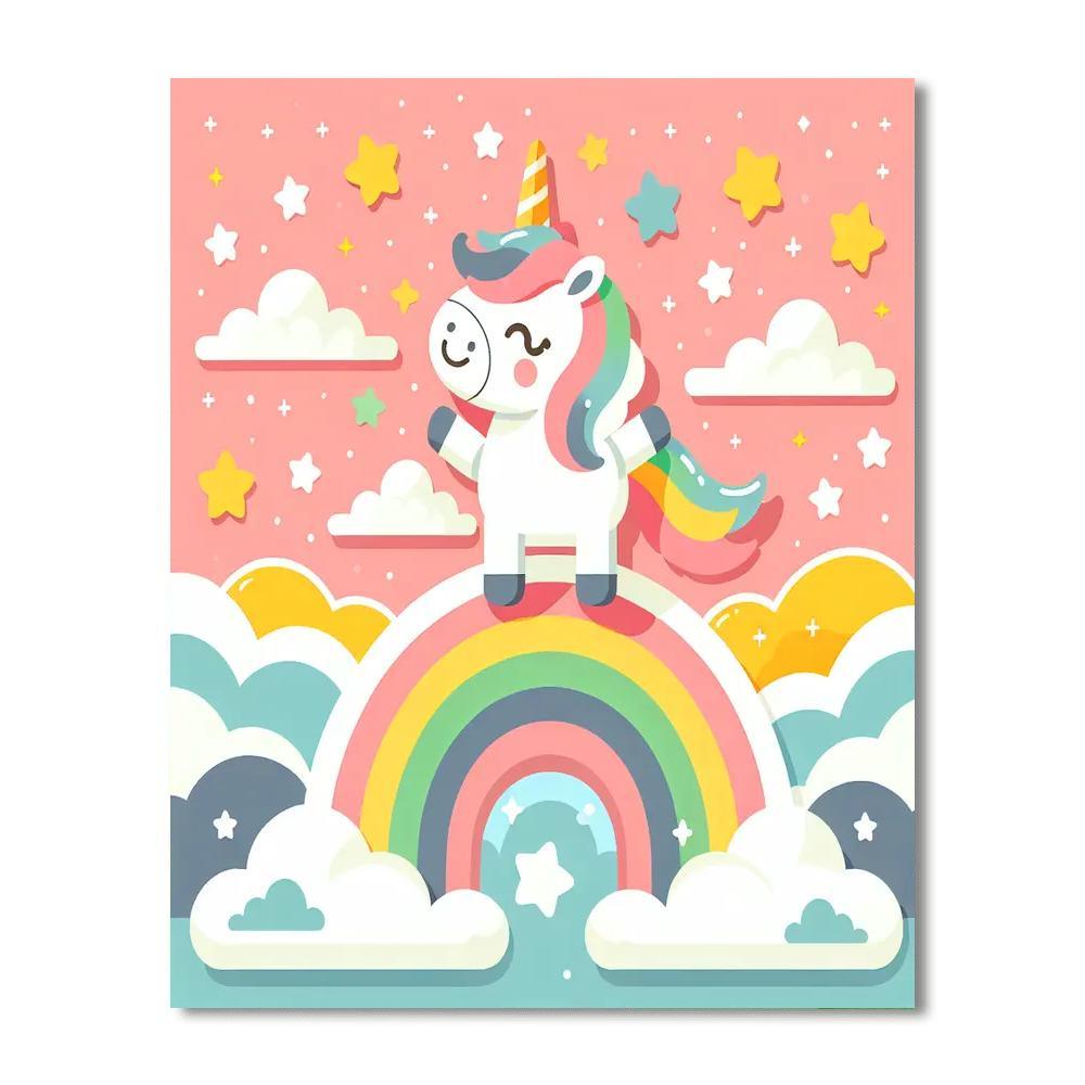 Dreamy Rainbow Wonderland Paint By Numbers Kits