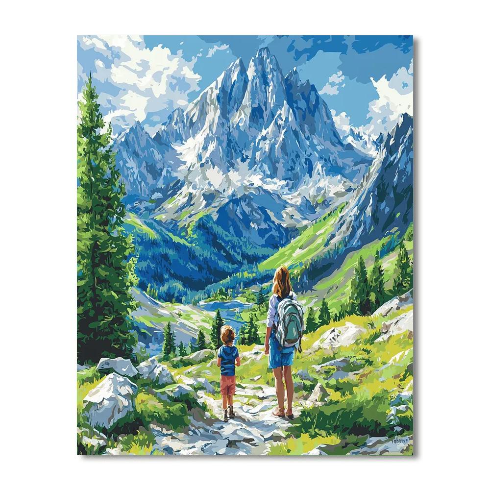 Mountain Echoes Of Love Numbered Painting Kits