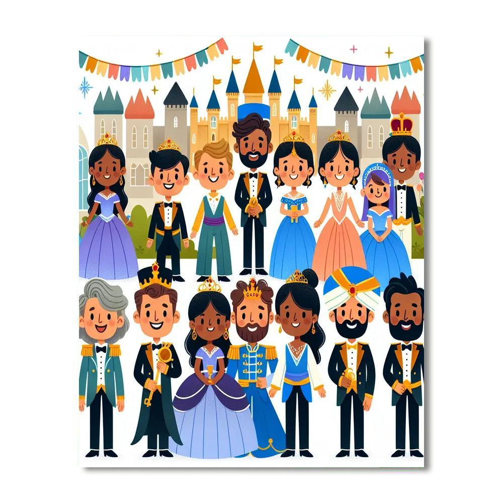 Royal Kingdom Gala Paint By Numbers Kits