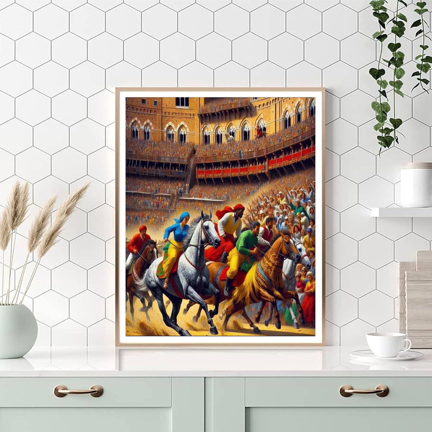 Il Palio - Italy DIY Paint By Numbers