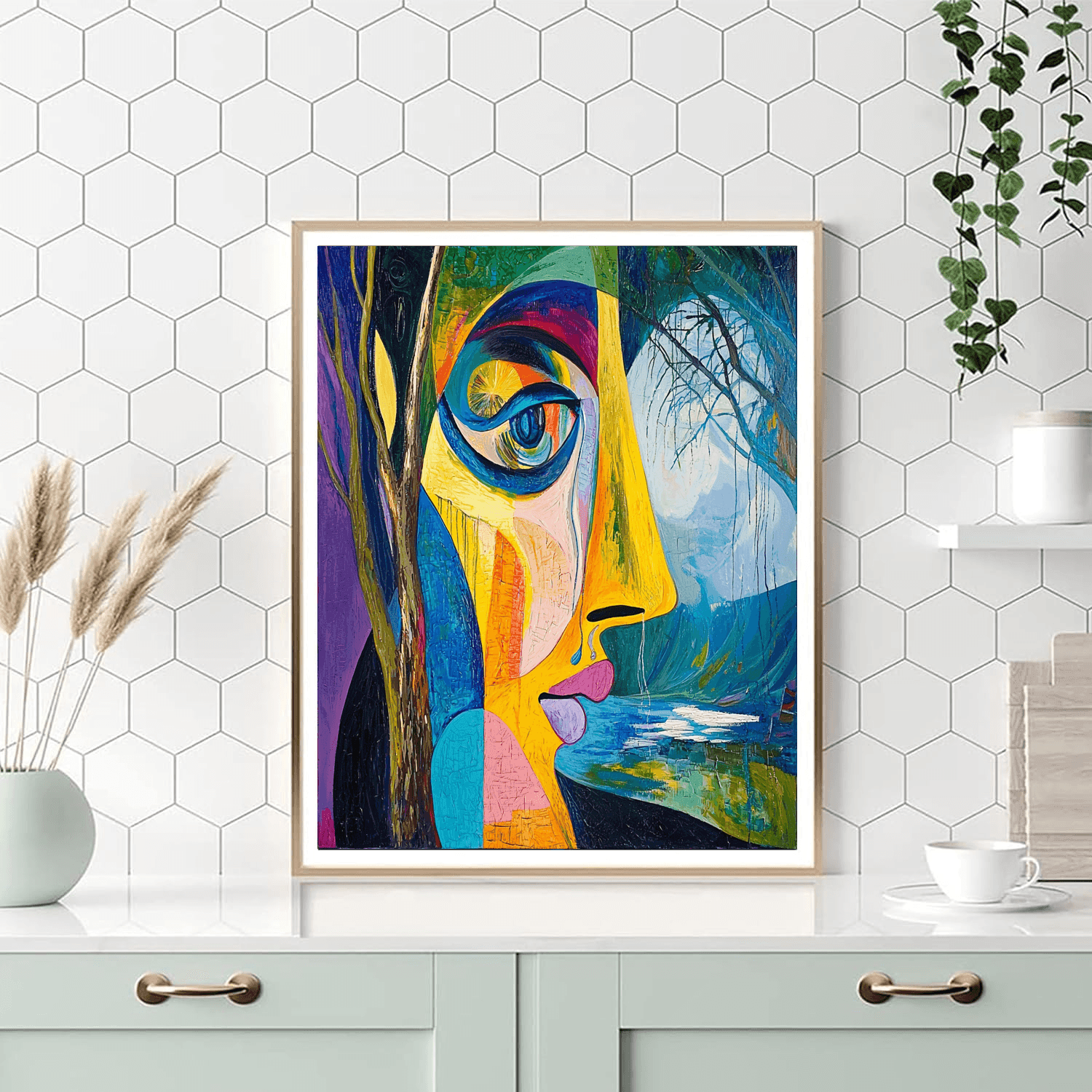 Pablo Picasso Inspired Picasso's Subconscious  Paint By Numbers Kits