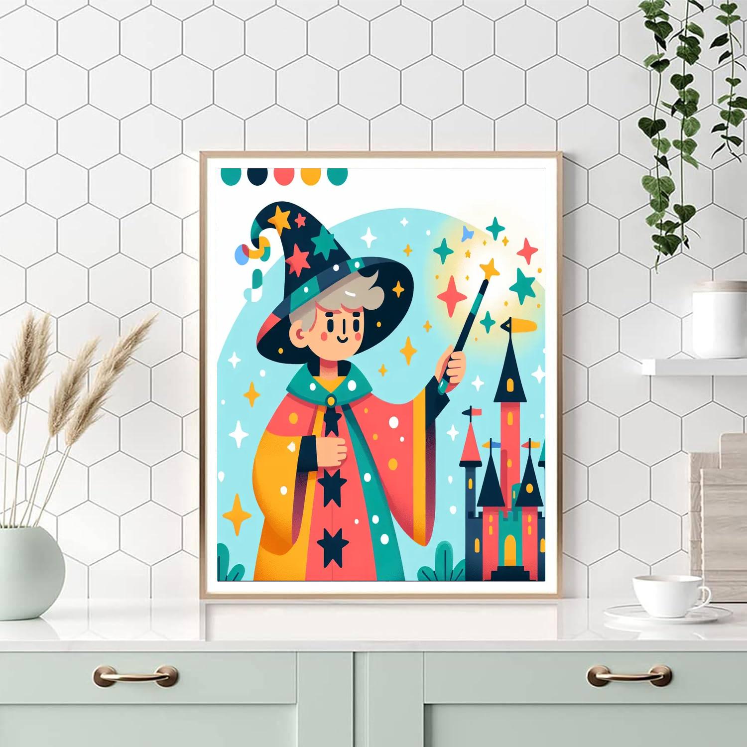 Wizarding School Adventure Paint By Numbers Art
