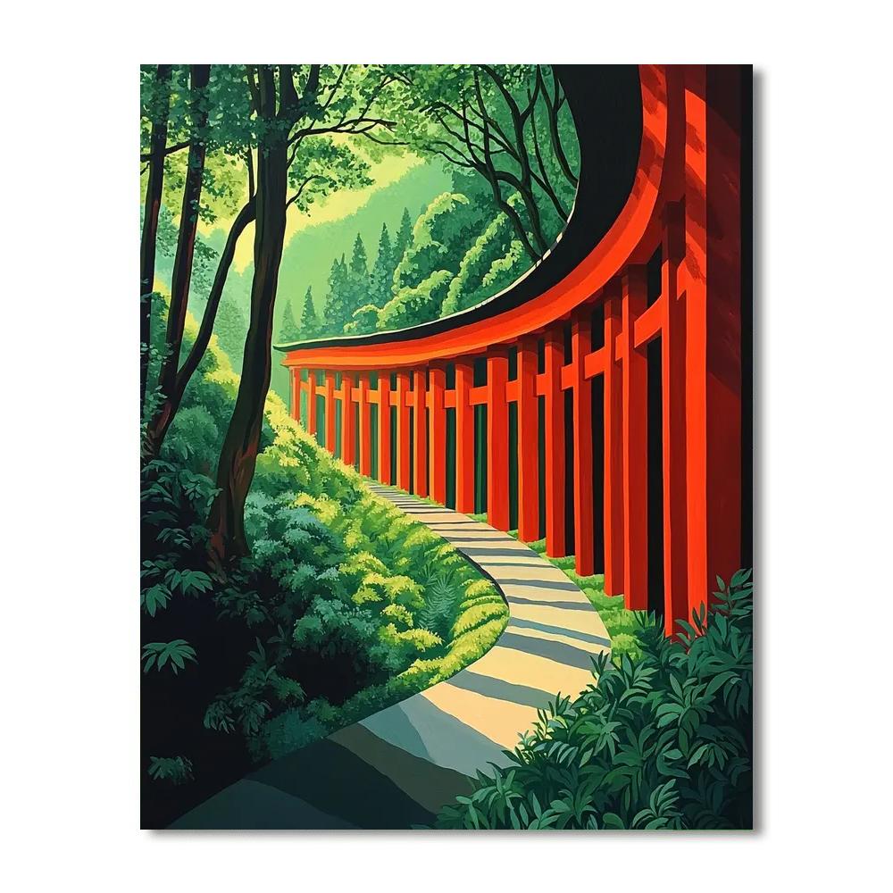 Fushimi Inari-taisha Shrine - Kyoto Numbered Painting Kits