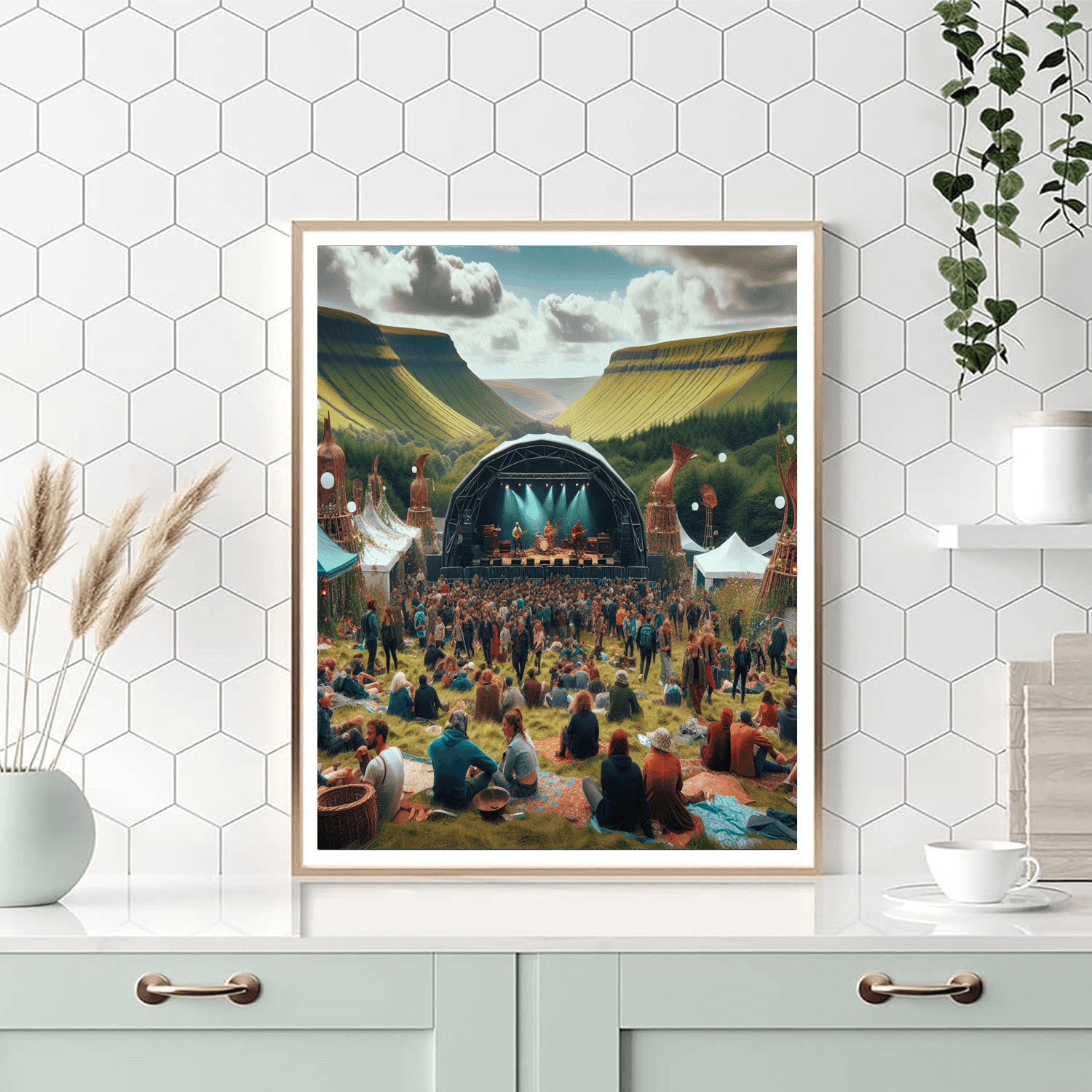 Green Man Festival - Wales Painting By Numbers Kit