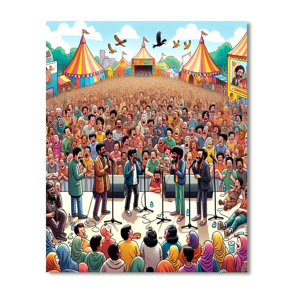 Montreal Just For Laughs - Montreal, Canada Paint By Numbers Art