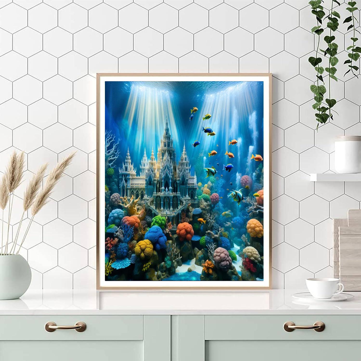 Magical Undersea Kingdom Paint By Numbers