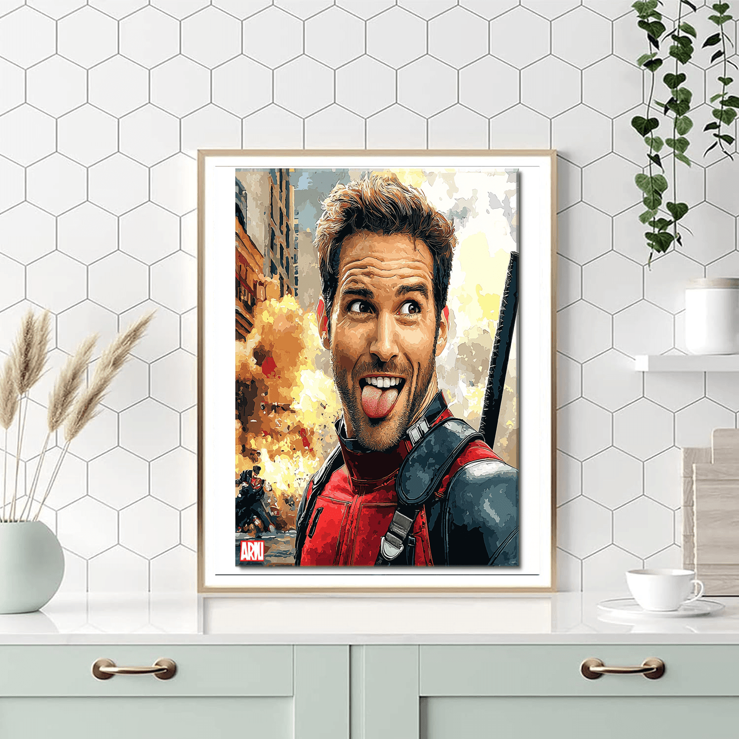 Ryan Reynolds: The Charming Antics Of Deadpool Paint By Number