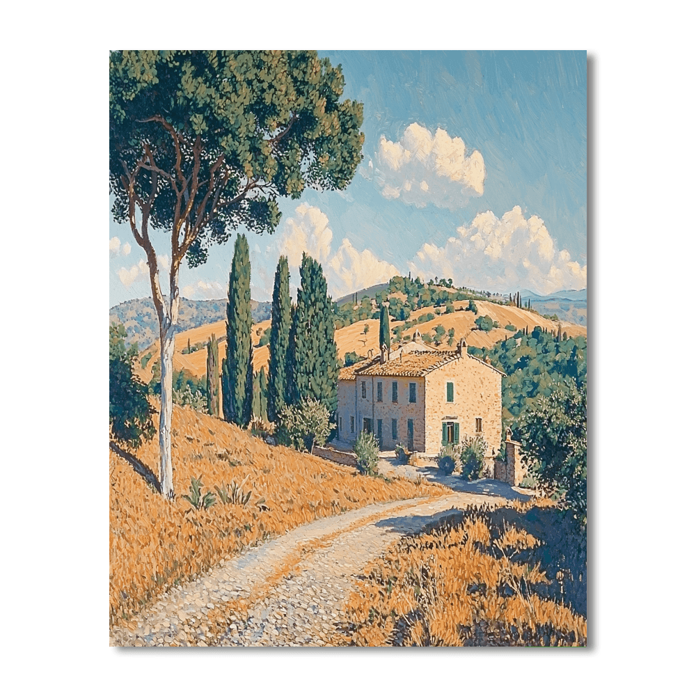 Giorgio Morandi Inspired Sundrenched Tuscany  Paint By Color