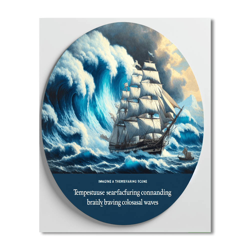 Dynamic Nautical Adventure DIY Paint By Numbers