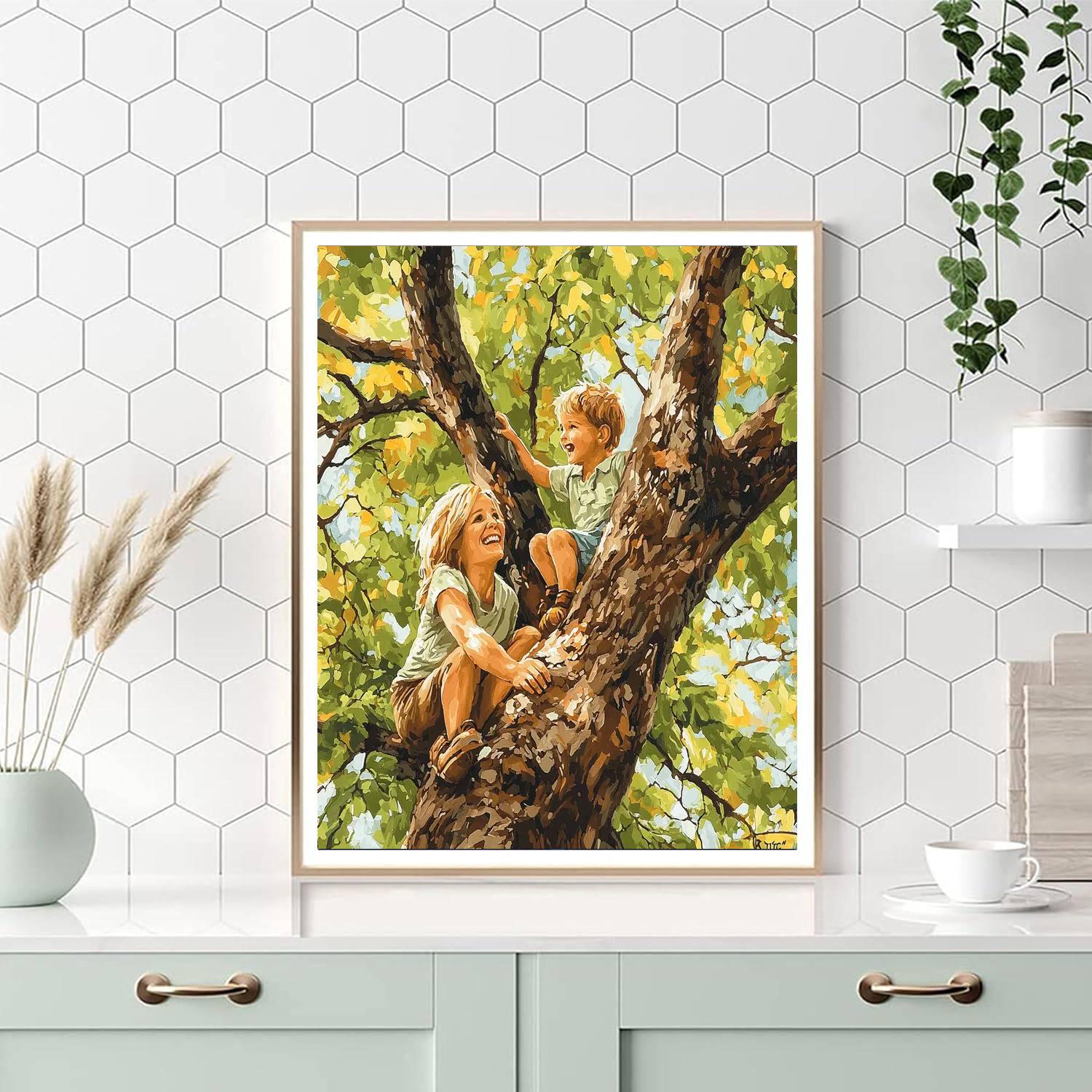 Adventurous Tree Climb DIY Paint By Numbers