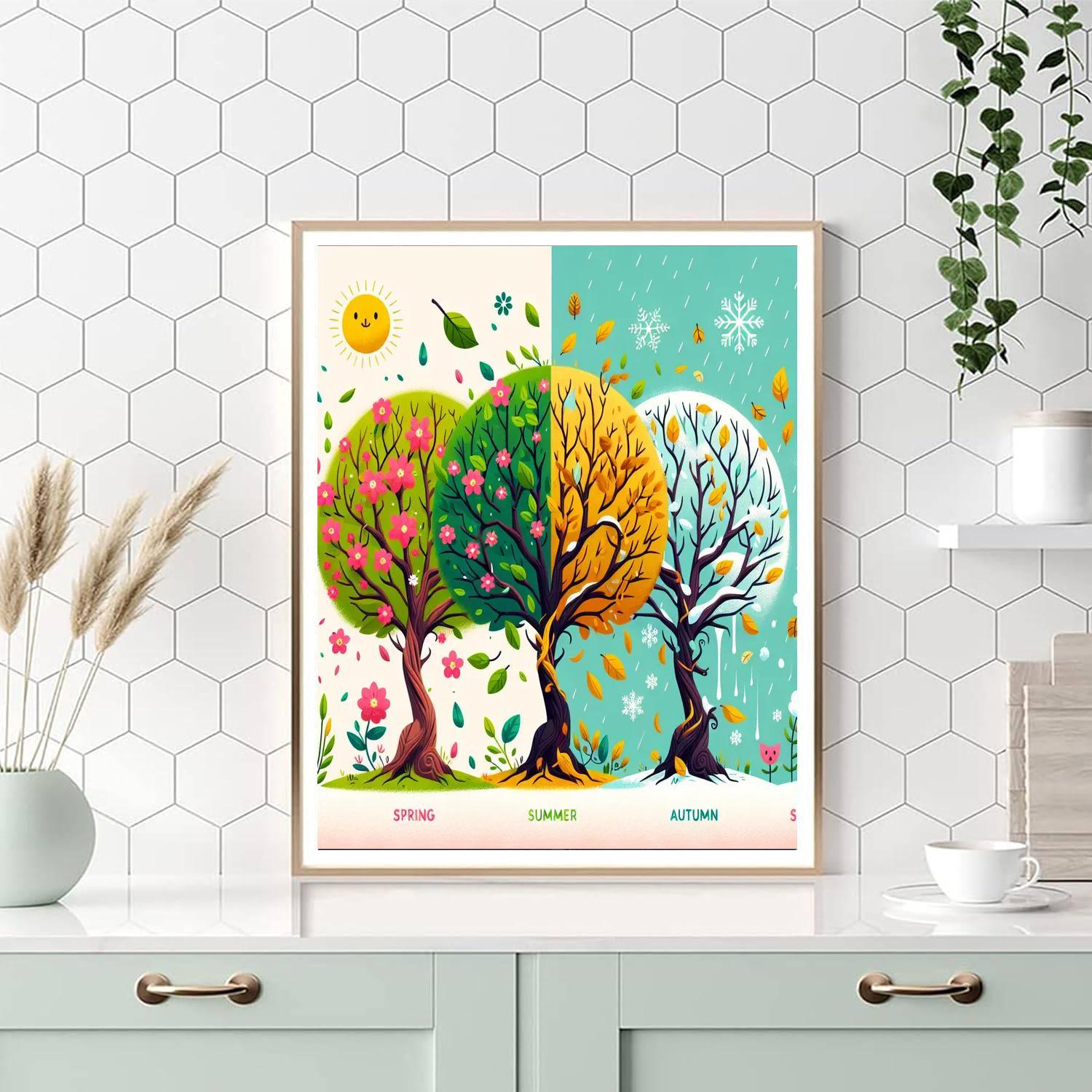 Seasonal Celebration Paint By Numbers Art