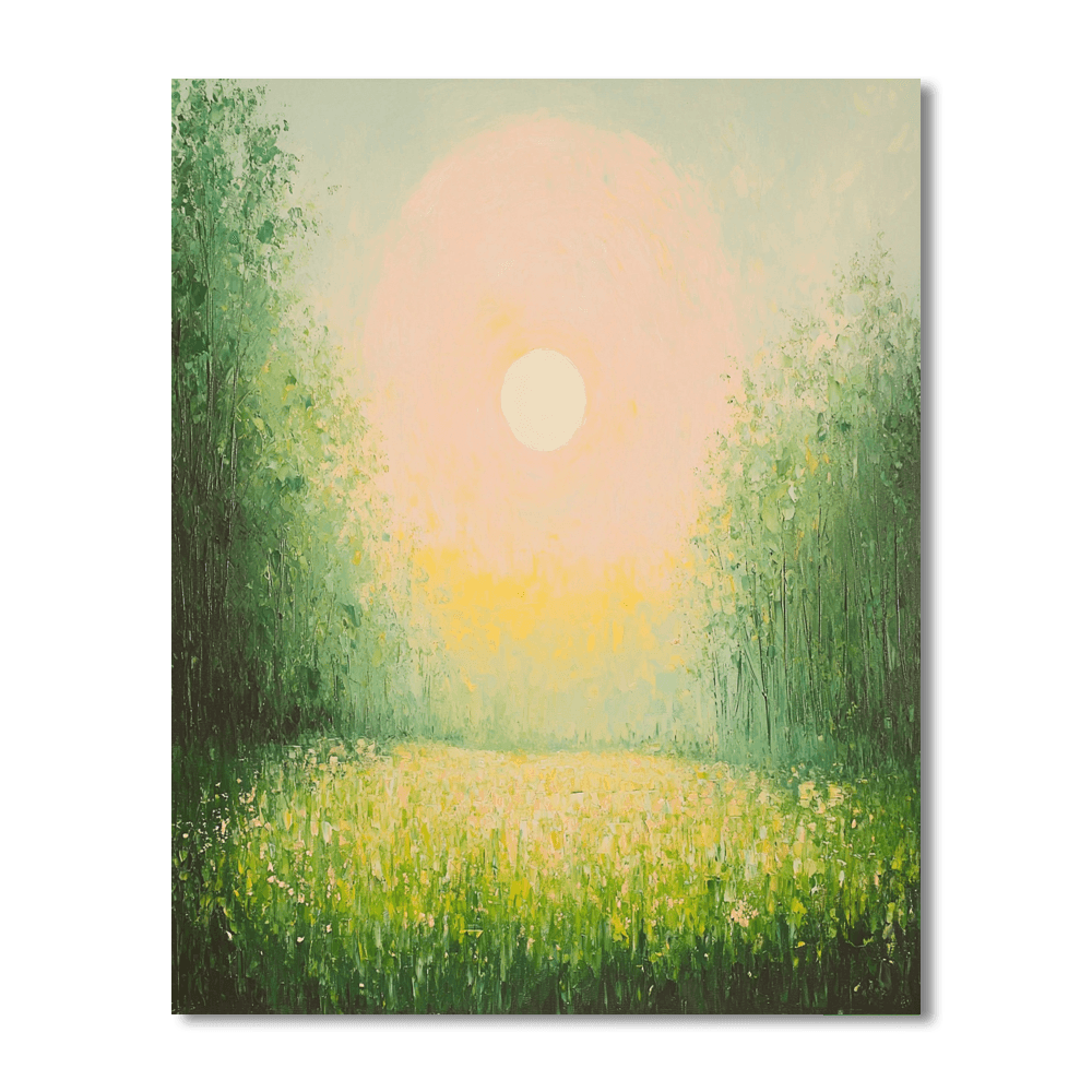 Claude Monet Inspired Pastel Serenity  Paint By Number