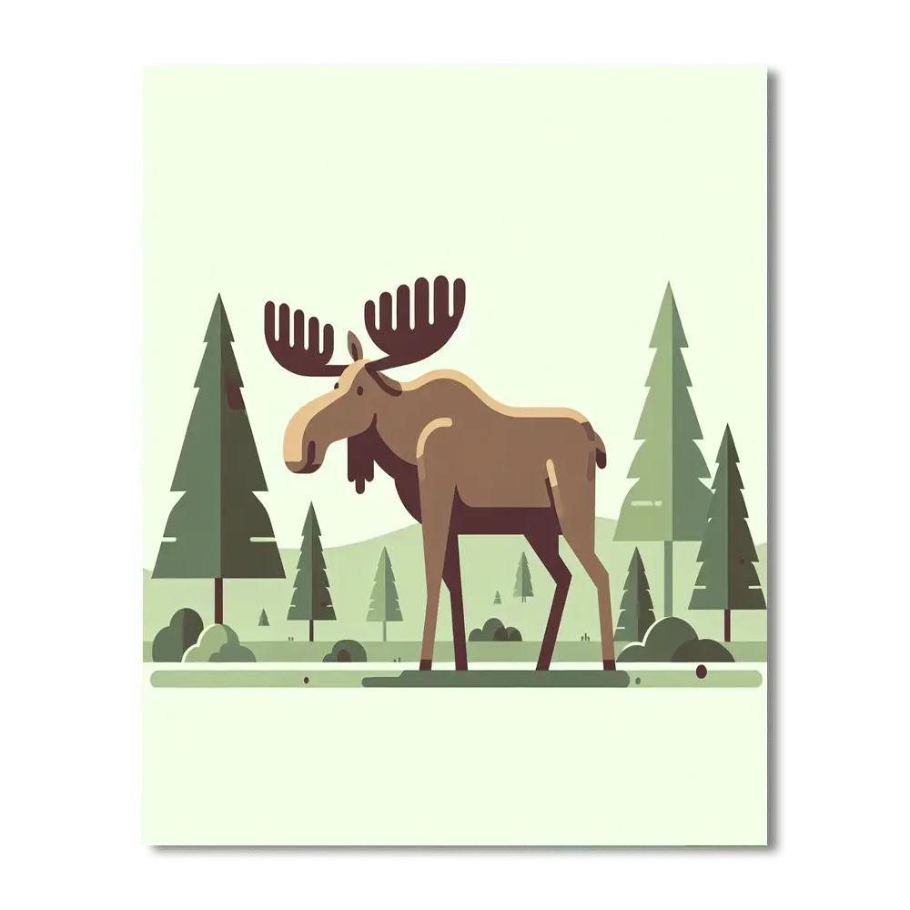 Mellow Moose Numbered Painting Kits