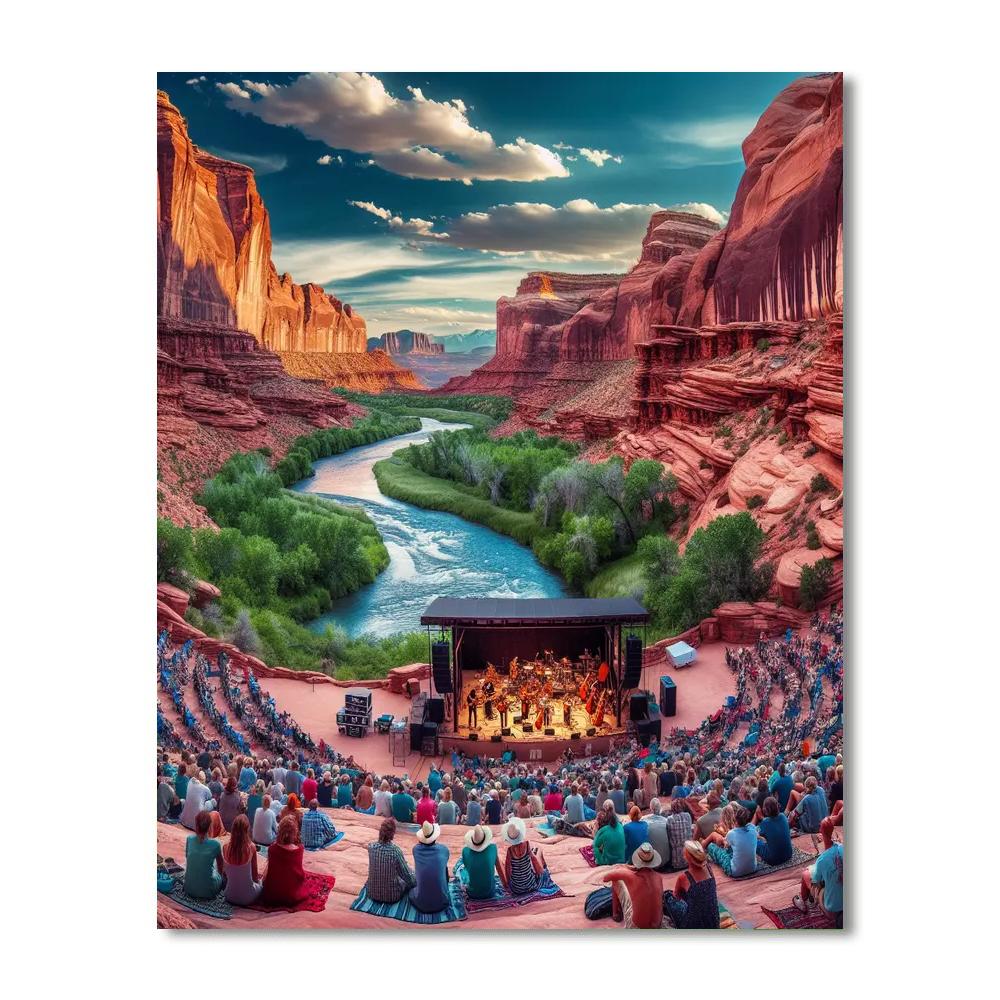 Moab Music Festival - Usa Painting Number Kit