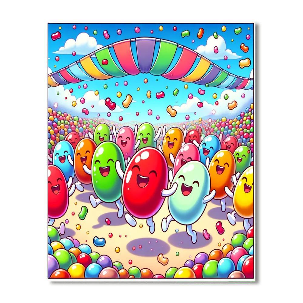 Joyous Jellybean Jubilee Paint By Number