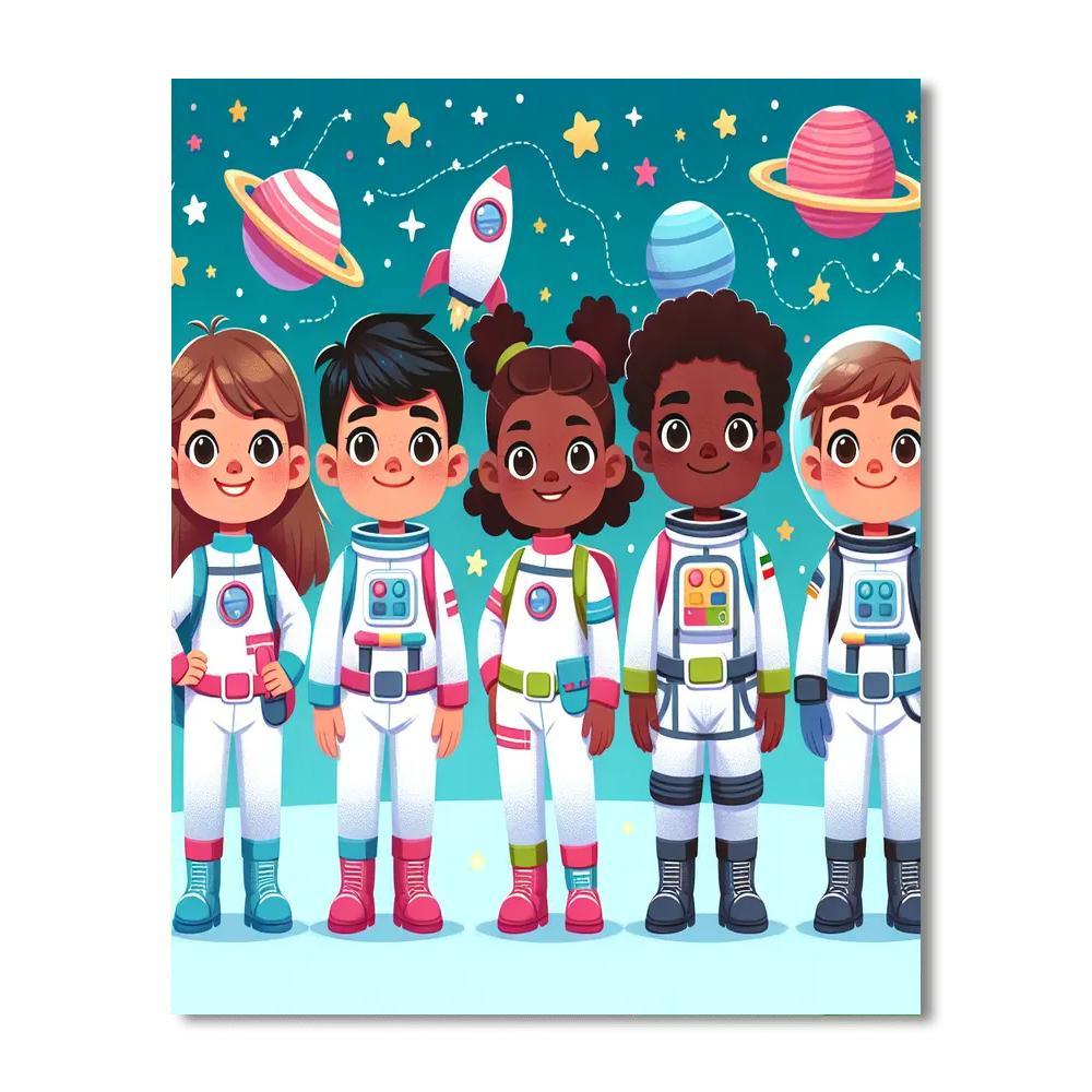 Galactic Frontier Exploration Paint By Number