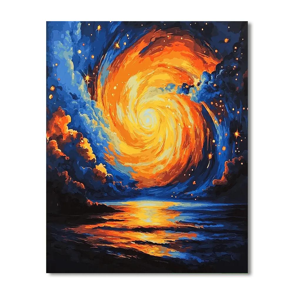 Michelangelo Inspired Celestial Radiance  Paint By Numbers