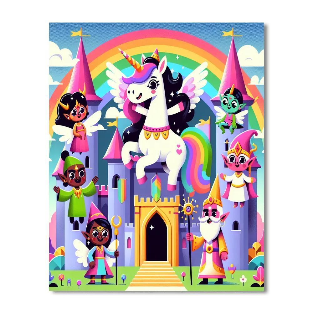 Fairytale Kingdom Festival Paint By Numbers