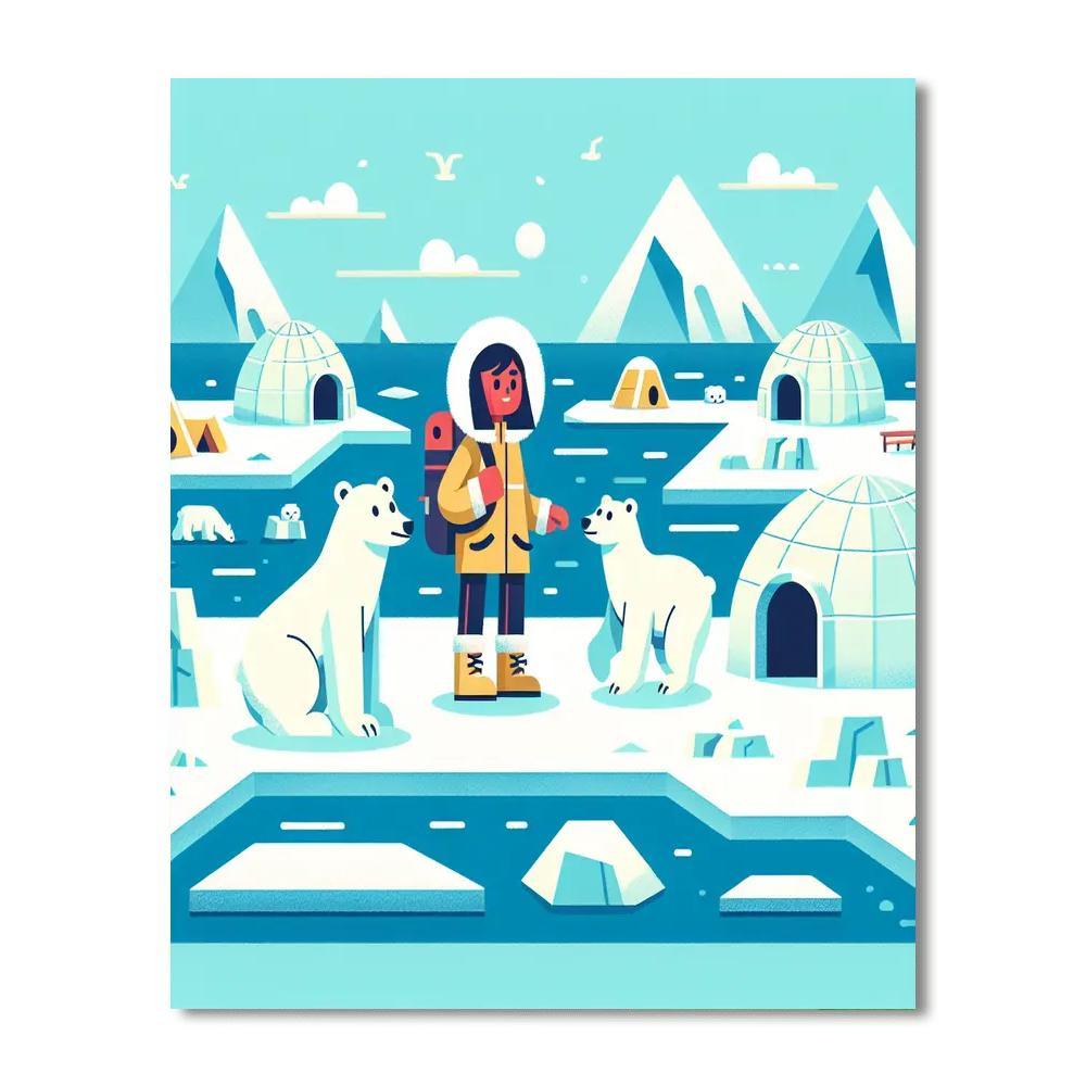 Arctic Explorer Journey Paint By Color