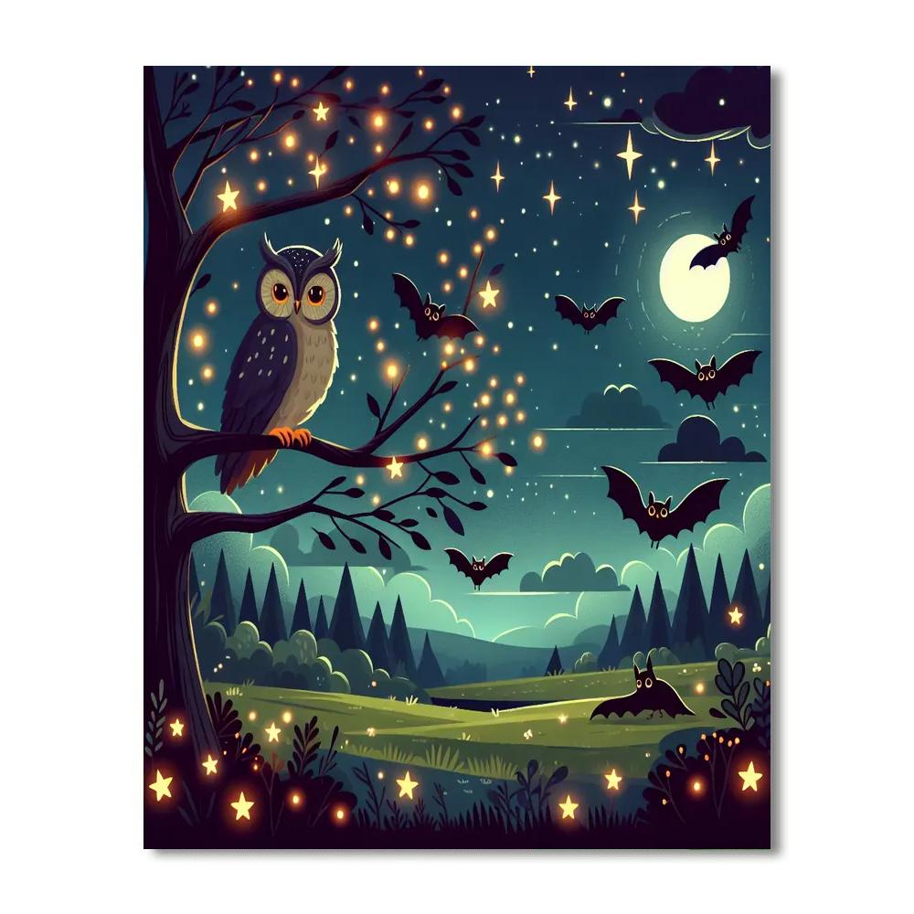 Creatures Of The Night Paint By Numbers Art