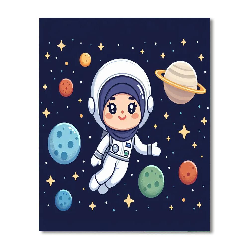Cosmic Space Explorer Numbered Painting Kits