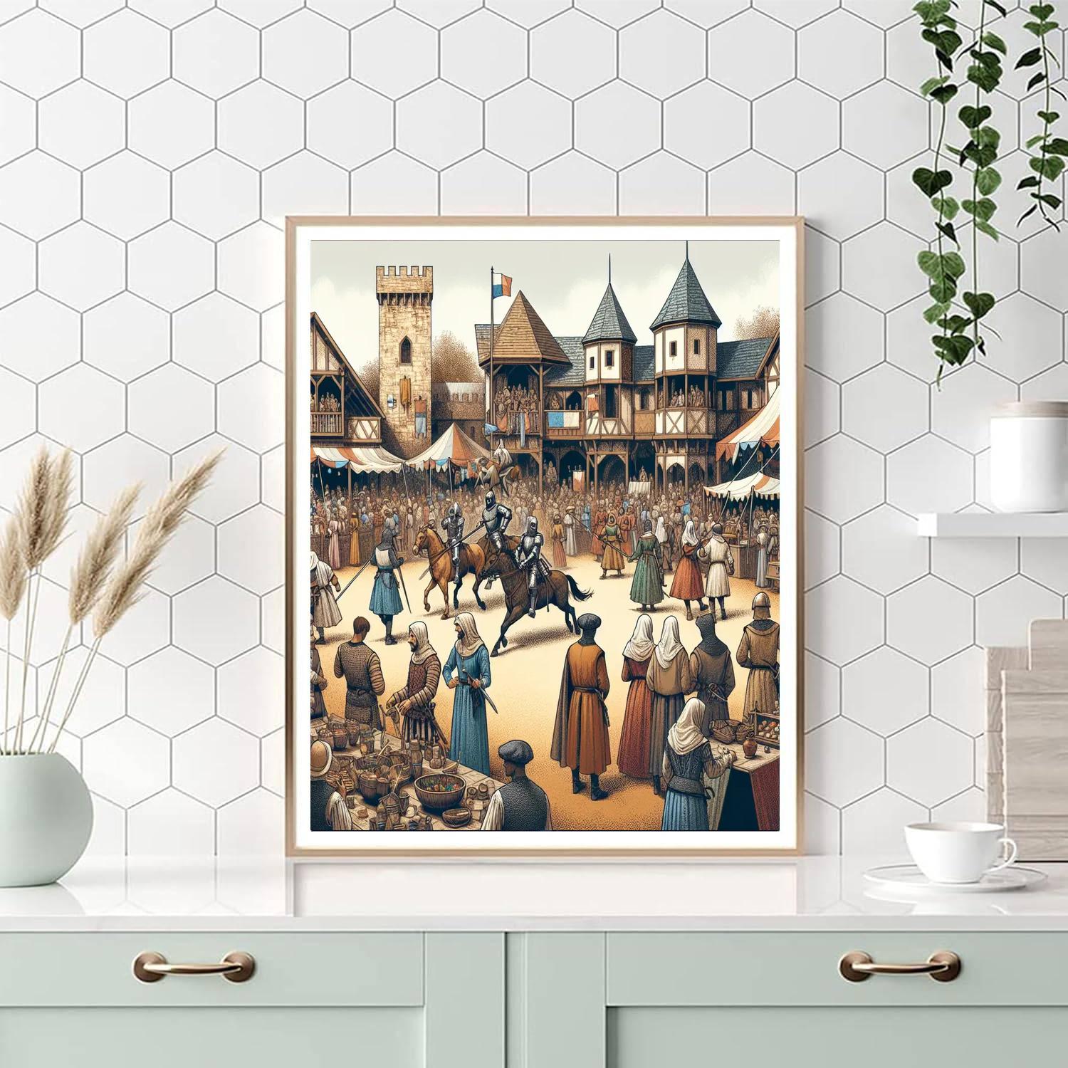 The Texas Renaissance Festival - United States Number Painting