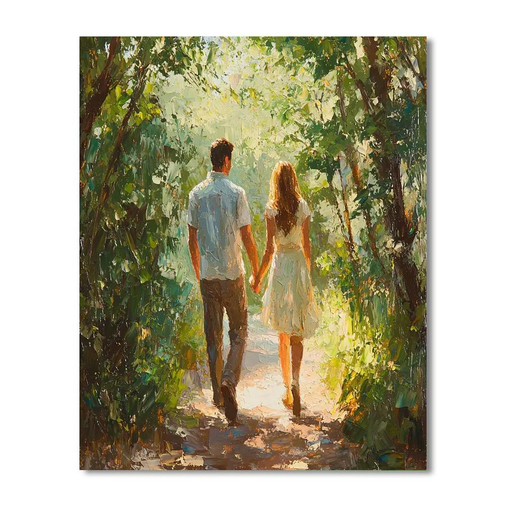 Walking Through Life Together Paint By Number