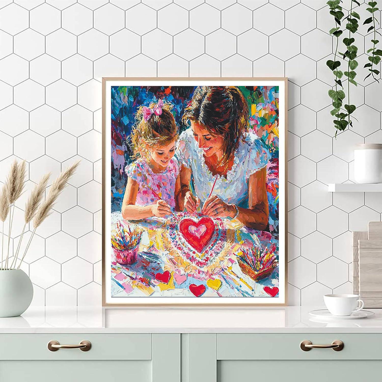 Caring Hearts Paint By Numbers