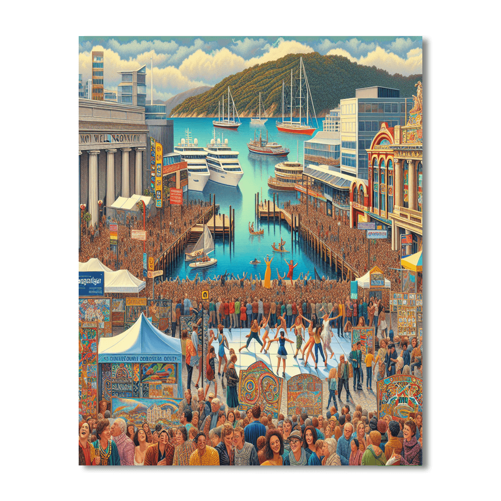 New Zealand Festival Of The Arts Paint By Number