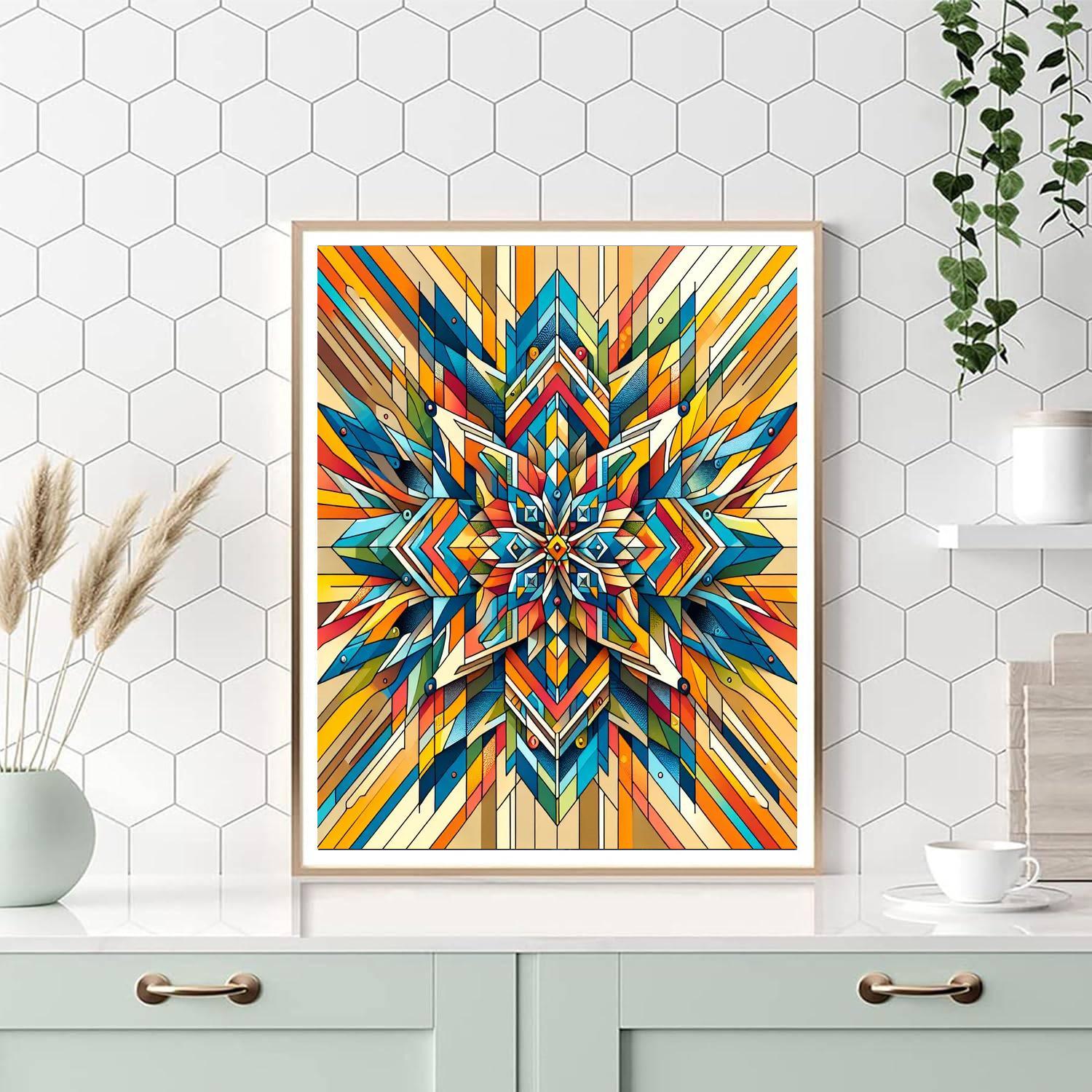 Radiant Patterns Paint By Number
