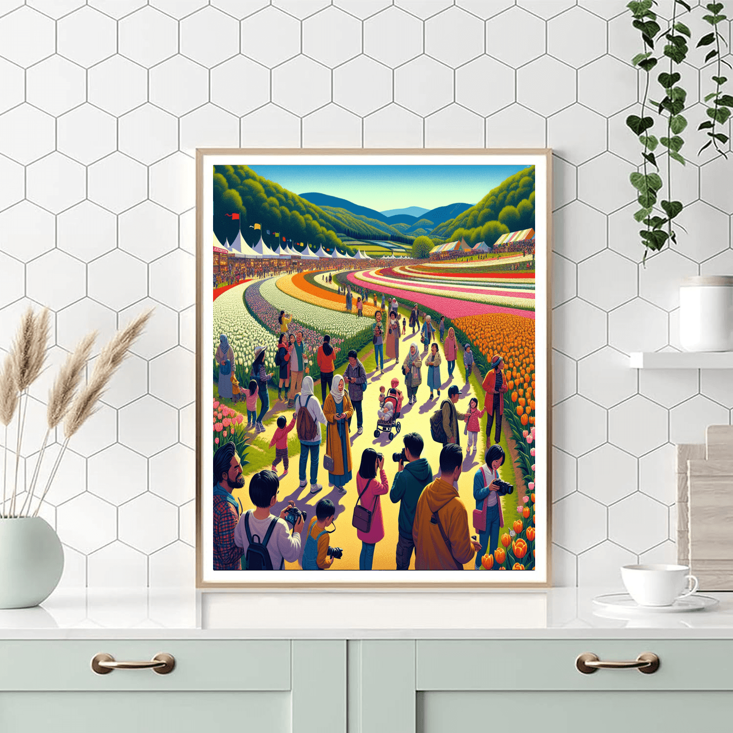 The Tulip Festival Number Painting